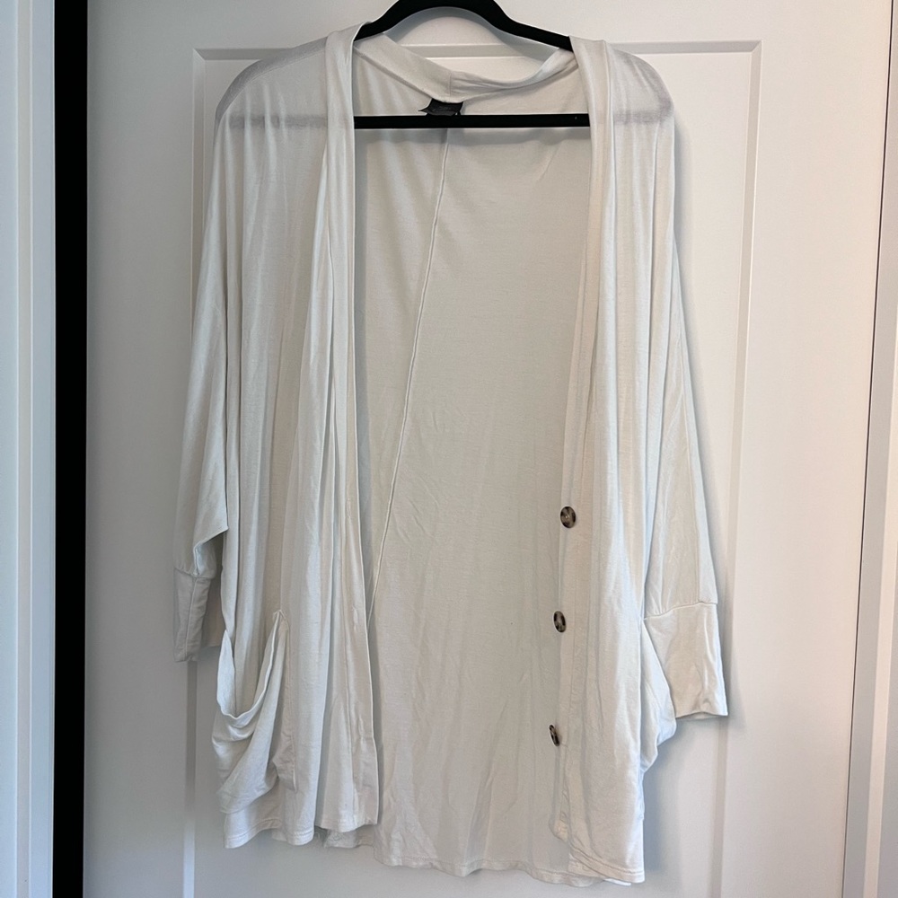 Off white Agnes & Dora dolman sleeve cardigan